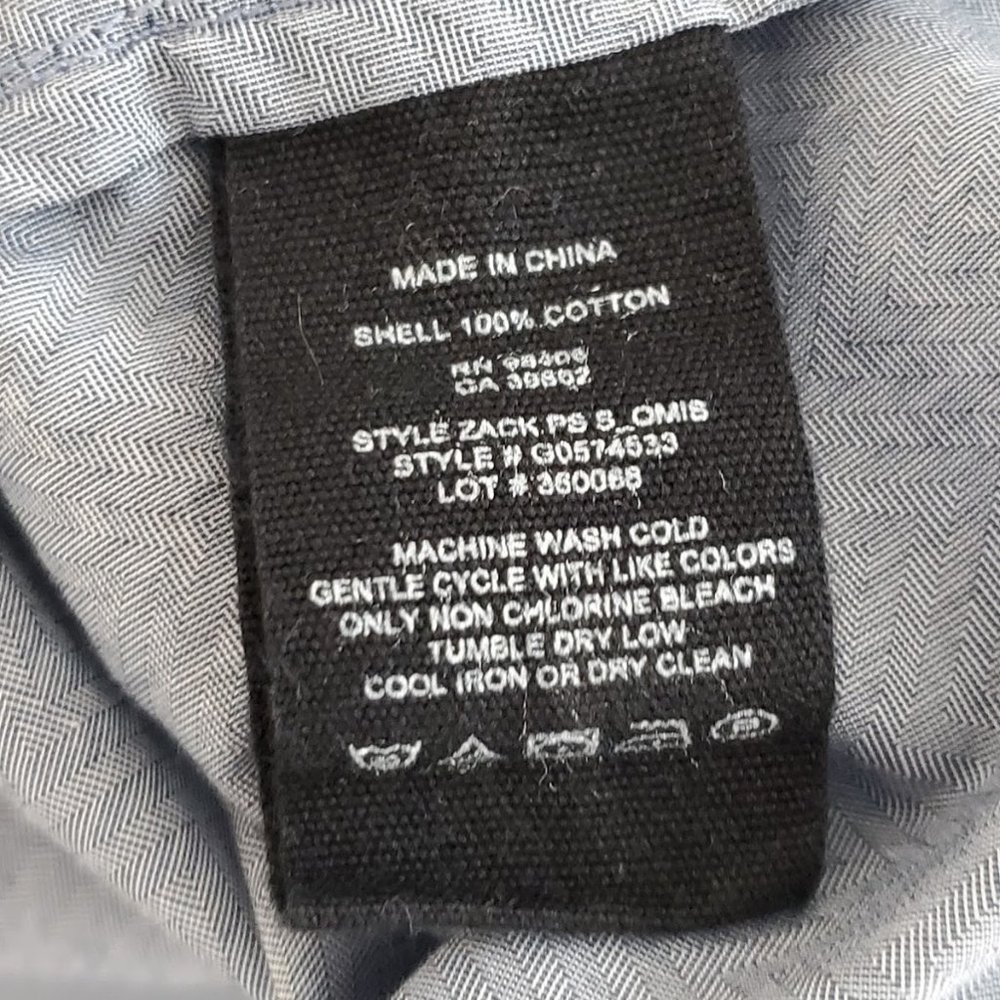 THEORY zack casual shirt gray Sz XL - Picture 6 of 6